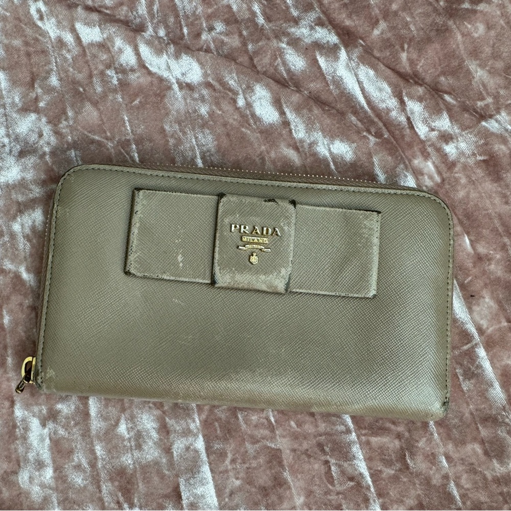 Prada Zippy Wallet!
